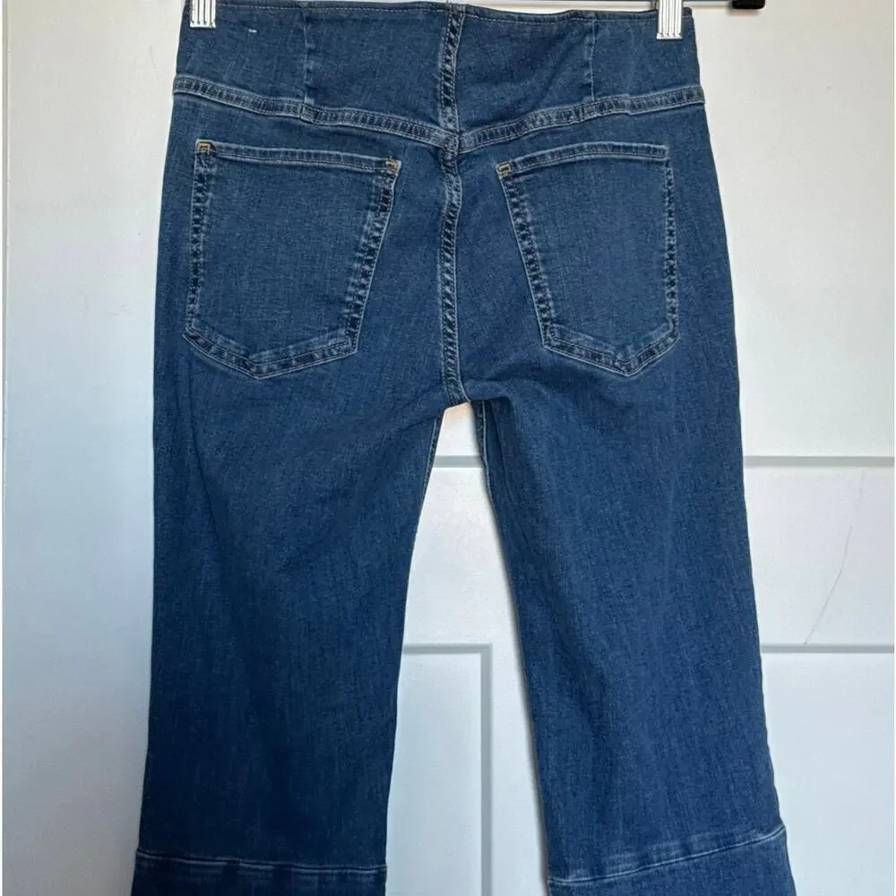 Free People We The Free Penny Pull On Flare Jeans Women’s Size 28